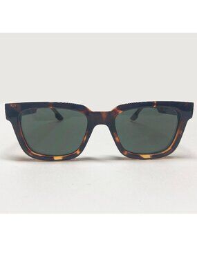 Komono Sunglasses "The Bobby" Havana Tortoiseshell UV400 Green Lenses SN15169001